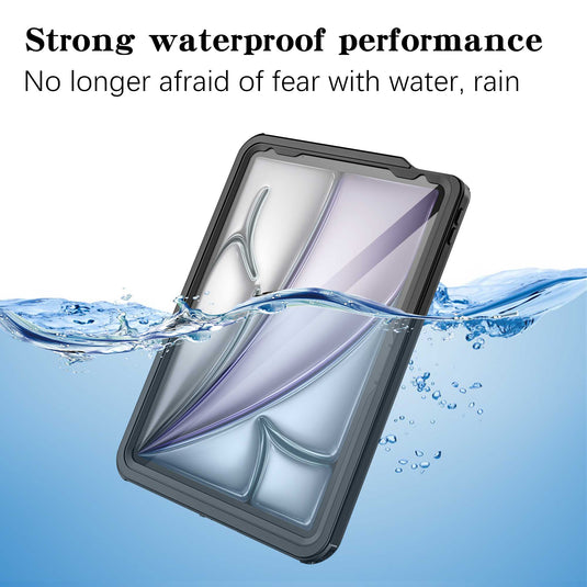 Apple iPad Air 11-inch M2 (2024) & M3 (2025) Shellbox B Series Waterproof Heavy Duty Lifeproof Style Case - Polar Tech Australia