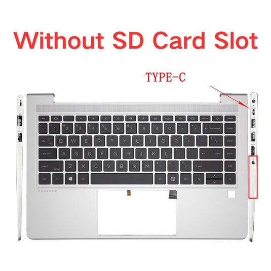 HP Probook 440 G8 G9 ZHAN 66 Pro 14 G4 G5 Series - Laptop Palmrest With Keyboard US Layout - Polar Tech Australia