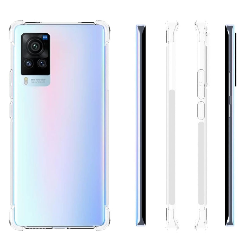 Chargez l&#39;image dans la visionneuse de la galerie, Vivo X60 Pro - AirPillow Cushion Transparent Soft Clear TPU Four Corners Protective Case - Polar Tech Australia
