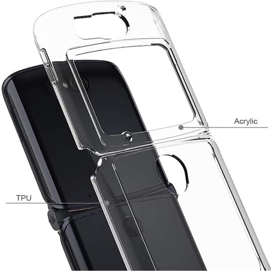 Motorola Moto Razr 5G 2020 - AirPillow Cushion Transparent Soft Clear TPU Case - Polar Tech Australia