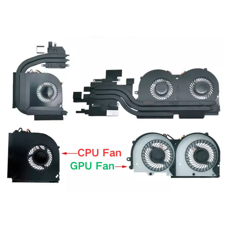 Cargue la imagen en el visor de la galería, Acer TravelMate P852-QG Series - Laptop CPU &amp; GPU Cooling Fan Cooler - Polar Tech Australia
