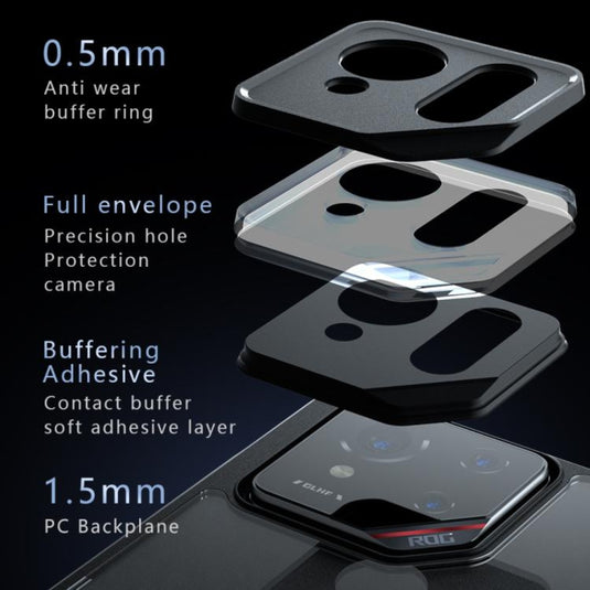 Asus ROG Phone 8 / 8 Pro - Armor Precise Hole PC Hybrid TPU Phone Case - Polar Tech Australia
