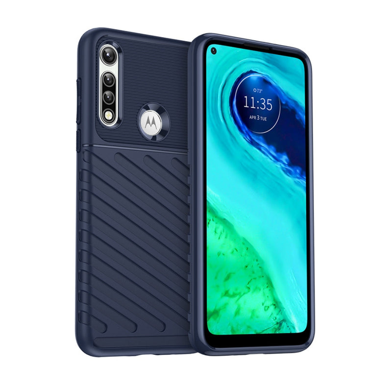 Cargue la imagen en el visor de la galería, Motorola Moto G Pure (2021) - Thunder Series Twill Texture Thickened Anti-fall Protection TPU Case - Polar Tech Australia
