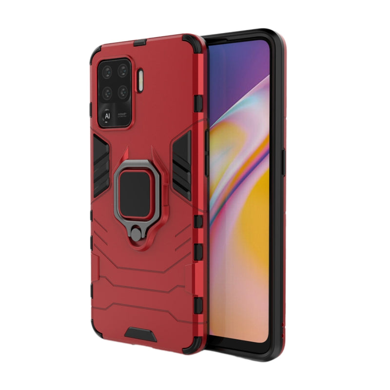 Chargez l&#39;image dans la visionneuse de la galerie, OPPO A94 5G (CPH2211) - Heavy Duty Armor Case With Ring Holder Stand - Polar Tech Australia
