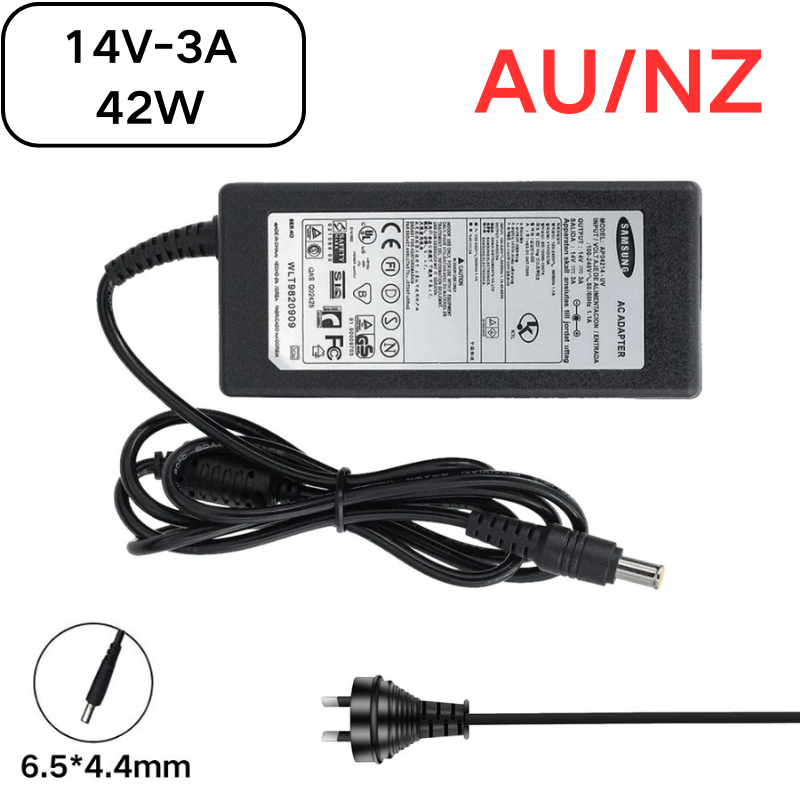 Chargez l&#39;image dans la visionneuse de la galerie, [14V-3A/42W][6.5*4.4] Samsung C23A550 C23A550U C27A750 C27A750X LTM1555 LTN1565 S19A100 S19A100N S19A300 S19A300B Laptop AC Power Supply Adapter Charger

