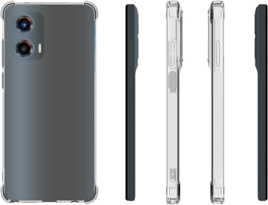 Motorola Moto G Stylus 5G 2024 - AirPillow Cushion Transparent Soft Clear TPU Four Corners Protective Case - Polar Tech Australia