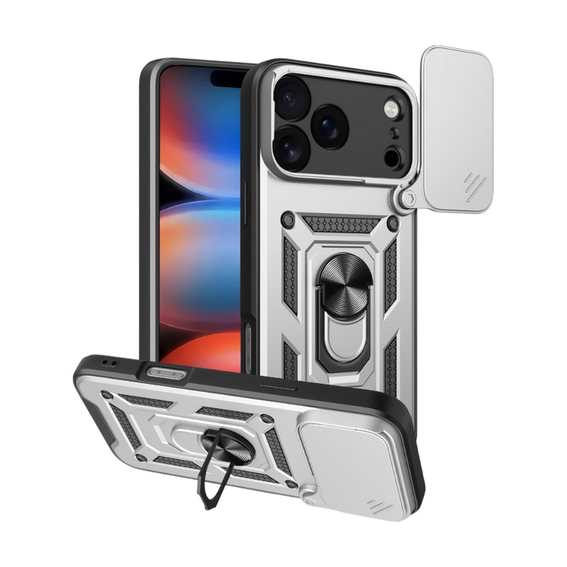 Chargez l&#39;image dans la visionneuse de la galerie, Apple iPhone 17 Air - Shockproof Armour Heavy Duty Phone Case with Ring Holder &amp; Camera Protection
