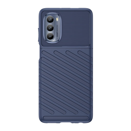 Motorola Moto G82 - Thunder Series Twill Texture Thickened Anti-fall Protection TPU Case - Polar Tech Australia