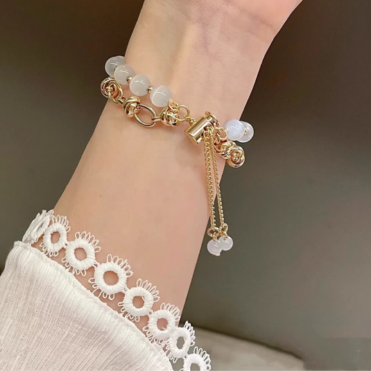 Fitbit Inspire 1 / 2 / 3 - Stylish Beaded Bracelet Strap