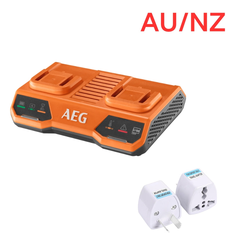 Cargue la imagen en el visor de la galería, [BL18C2][18V-4.0A] Genuine Original AEG Dual Port Fast Charger Electrical Tool Li-ion Battery - Replacement Charger - Polar Tech Australia
