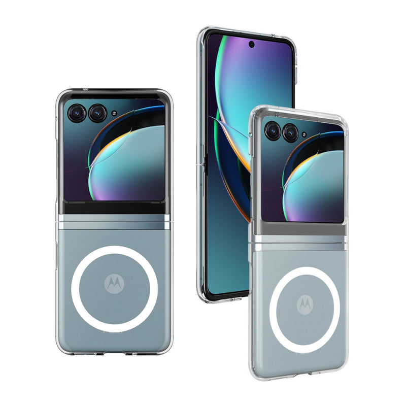 Load image into Gallery viewer, Motorola Moto Razr 40 - Scratchproof PC Transparent MagSafe Phone Case - Polar Tech Australia
