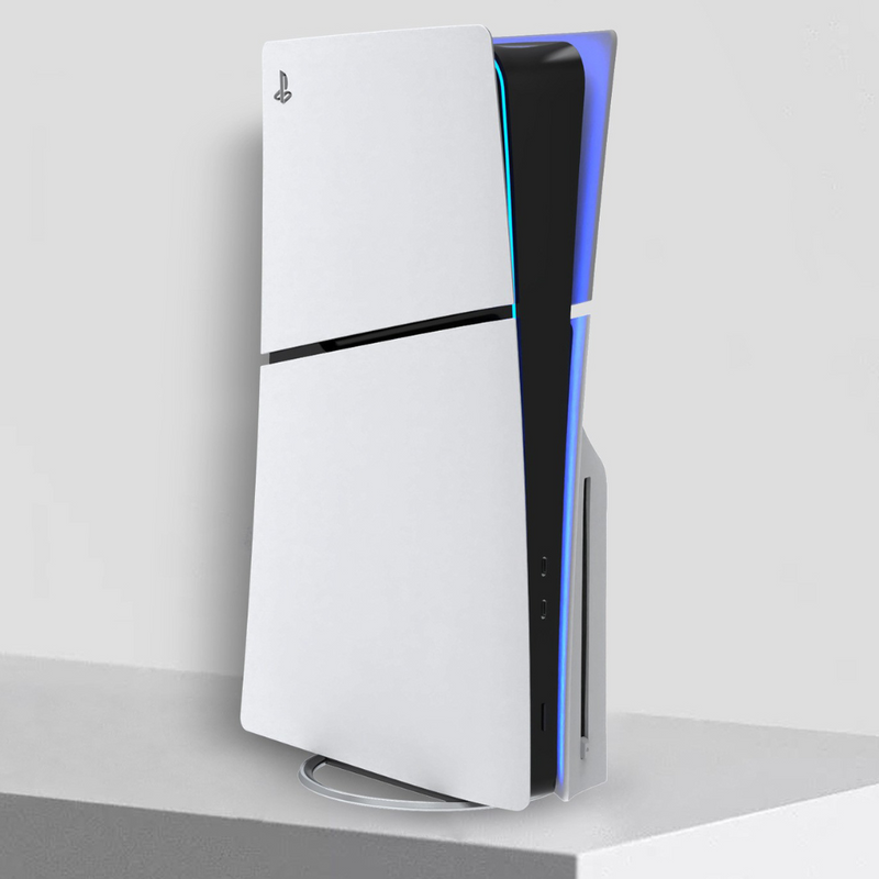 Cargue la imagen en el visor de la galería, PS5 Pro / Slim Universal Metal Anti-Tip Stand | Round Vertical Base - Polar Tech Australia
