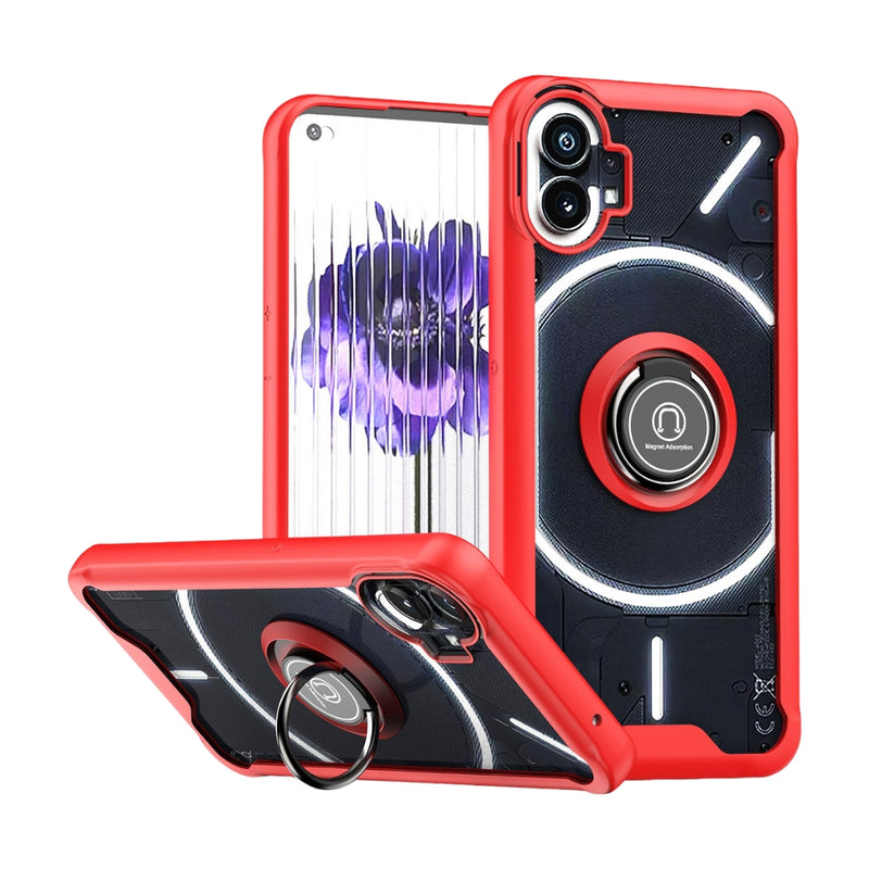 Chargez l&#39;image dans la visionneuse de la galerie, Nothing Phone (1) - Armor Matte Magnetic Ring Stand Case - Polar Tech Australia
