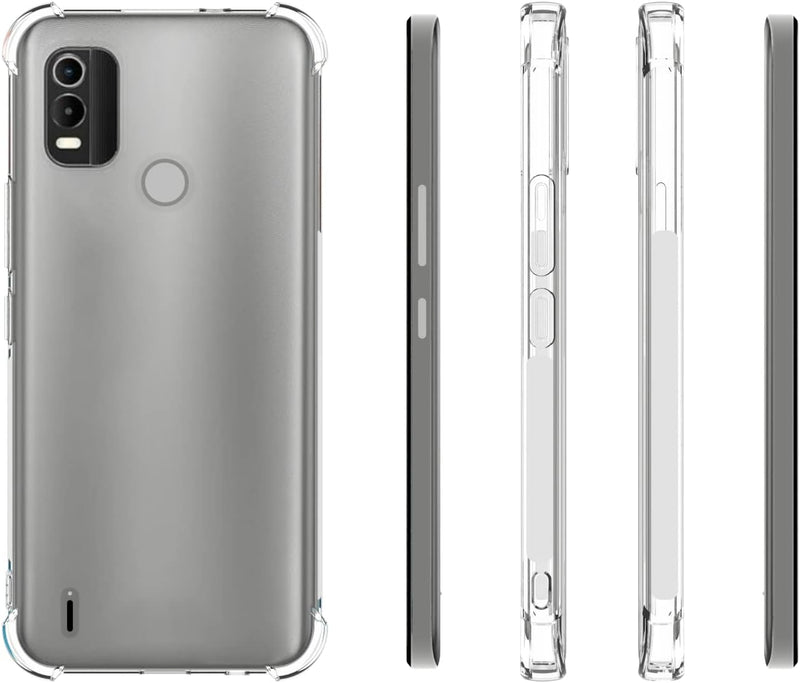 Cargue la imagen en el visor de la galería, Nokia C21 Plus - AirPillow Cushion Transparent Soft Clear TPU Four Corners Protective Case - Polar Tech Australia
