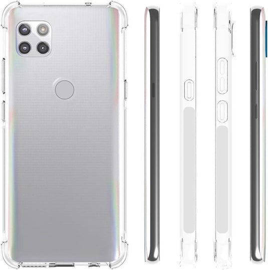 Motorola Moto G 5G - AirPillow Cushion Transparent Soft Clear TPU Four Corners Protective Case - Polar Tech Australia