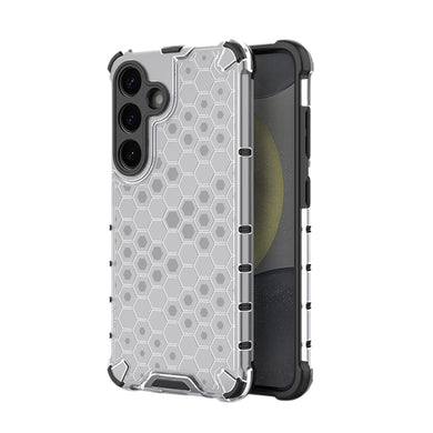 Samsung Galaxy A55 5G (SM-A556) - Honeycomb Transparent Shockproof Protection Case