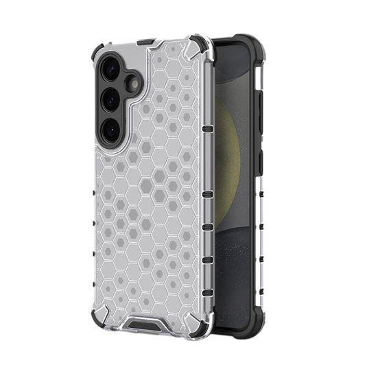 Samsung Galaxy A55 5G (SM-A556) - Honeycomb Transparent Shockproof Protection Case