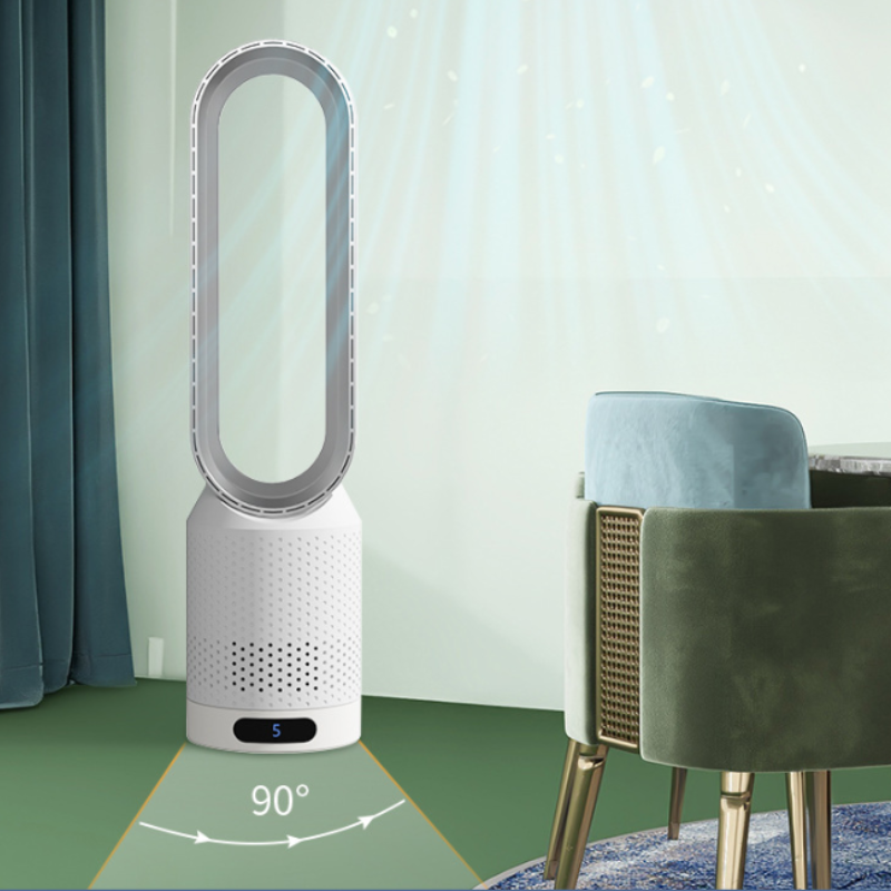 Load image into Gallery viewer, 42 inch Bladeless Cooling Fan Air Purification Stand Portable Air Conditional
