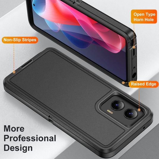 Motorola Moto G 5G (2025) - Rugged PC + Silicone Shockproof Phone Case - Polar Tech Australia