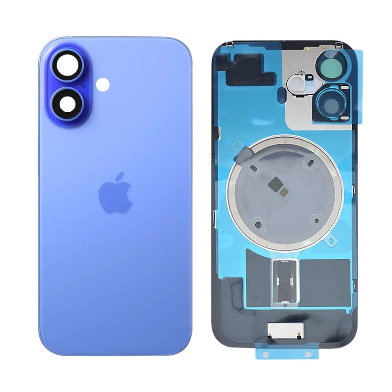 Load image into Gallery viewer, [Assembly] Apple iPhone 16 - Back Rear Glass Battery Back Glass Cover with Camera Lens Cover + MagSafe Magnet - Polar Tech Australia
