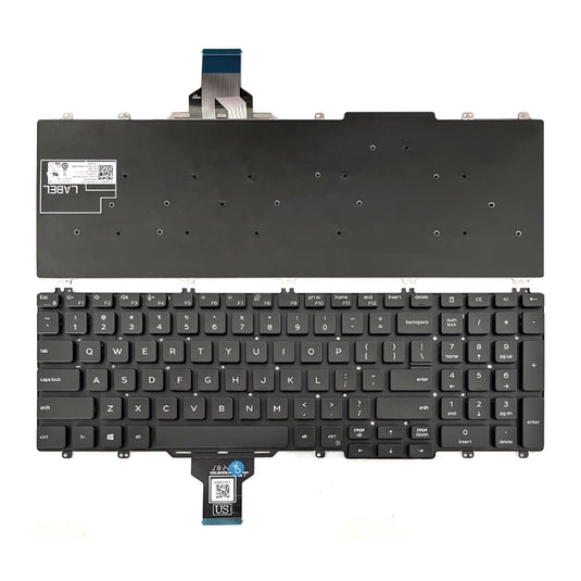 Dell Latitude 5500 5501 5510 5511 et Precision 3540 3541 3550 3551 Clavier de remplacement flexible (disposition américaine)
