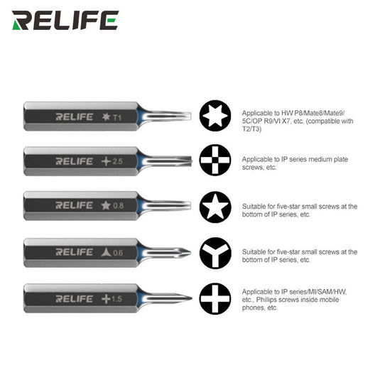 [RL-723] RELIFE Interchangeable Torque Screwdriver(built-in 5 bits) - Polar Tech Australia