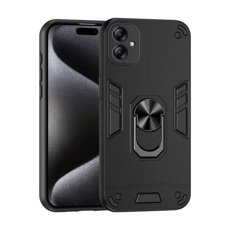 Load image into Gallery viewer, Samsung Galaxy A06 4G (SM-A065) - Shockproof Metal Ring Holder Phone Case
