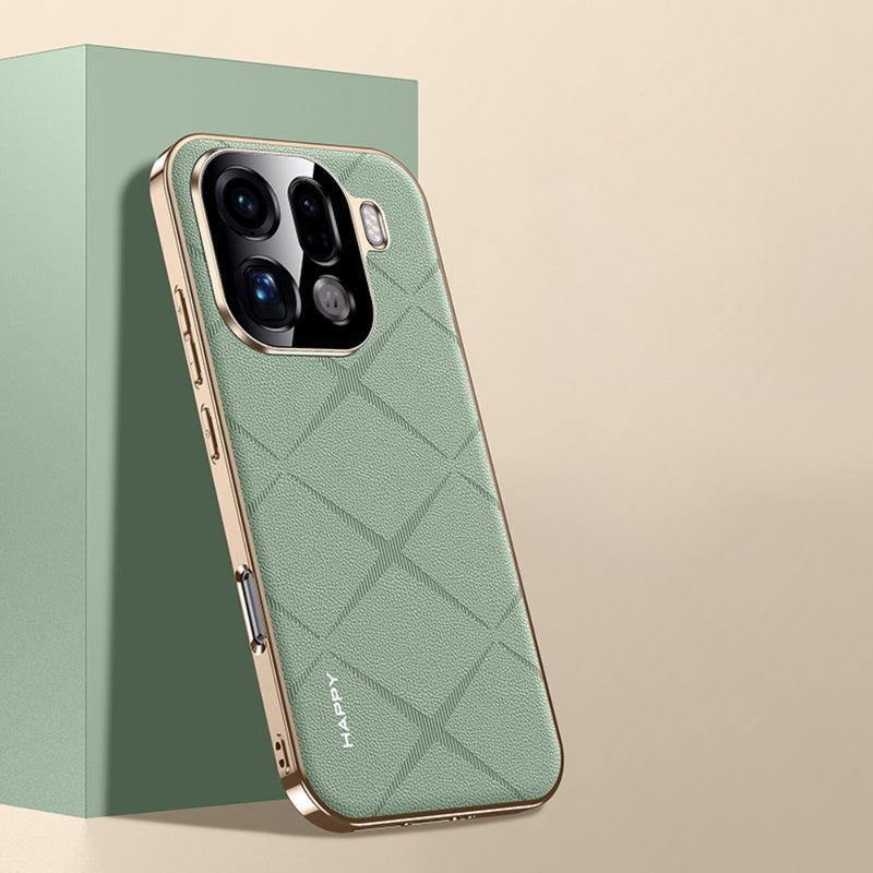 Load image into Gallery viewer, OPPO Find X9 Pro - Plain Leather PC Phone Case
