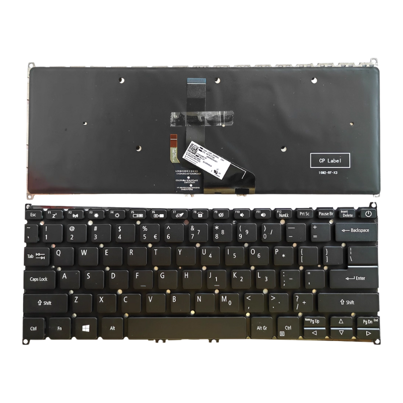 Cargue la imagen en el visor de la galería, Acer TravelMate X514-51 51T TMX514-51 N17W3 Series - Laptop Keyboard With Backlit US Layout
