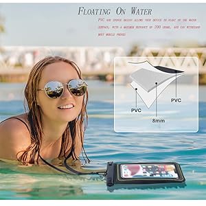 Cargue la imagen en el visor de la galería, [Waterproof Phone Pouch] iPhone 16/15/14/13/12 Pro Max Plus Samsung Galaxy S24/S23/S22/S21 Google Pixel Etc, Up to 6.9&#39;&#39; - IP68 Universal Floating Float Water Proof Cell Phone Dry Bag Phone Case Protector - Polar Tech Australia
