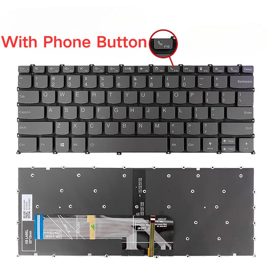 Lenovo ideaPad 5 Pro 14ITL6 14ACN6 - Keyboard With Back Light US Layout Replacement Parts - Polar Tech Australia