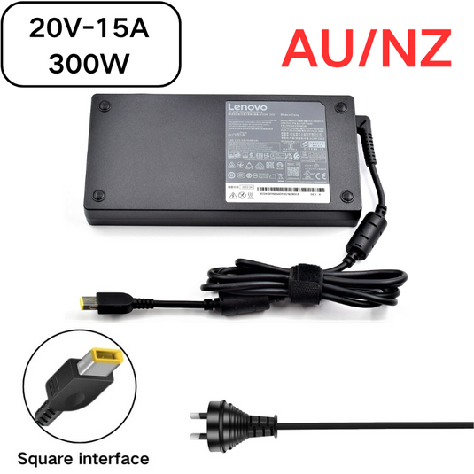 [20V-15A/300W][Yellow Square] Lenovo Legion 7 Gaming Laptop AC Power Supply Adapter Charger - Polar Tech Australia
