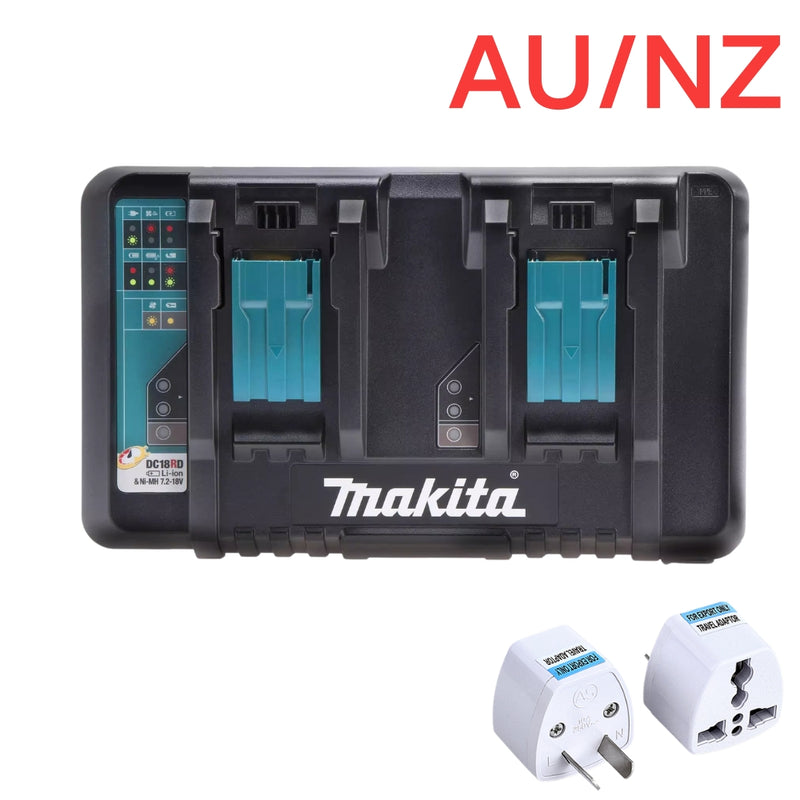 Chargez l&#39;image dans la visionneuse de la galerie, [DC18RD][7.2V~18V-9.0A] Genuine Original Makita Fast Charger Electrical Tool Li-ion Battery - Replacement Charger - Polar Tech Australia
