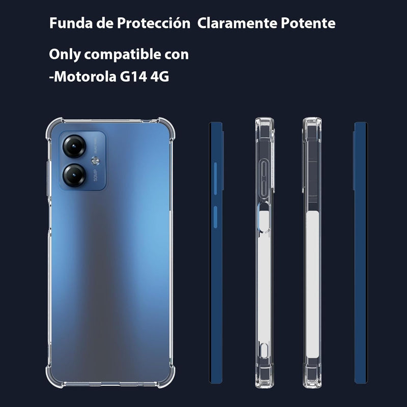 Load image into Gallery viewer, Motorola Moto G14 - AirPillow Cushion Transparent Soft Clear TPU Four Corners Protective Case - Polar Tech Australia
