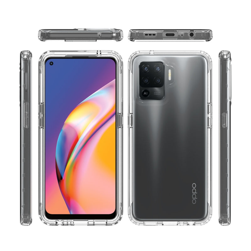 Chargez l&#39;image dans la visionneuse de la galerie, OPPO A94 4G (CPH2203) - Transparent TPU + PC Anti-Drop Phone Case - Polar Tech Australia
