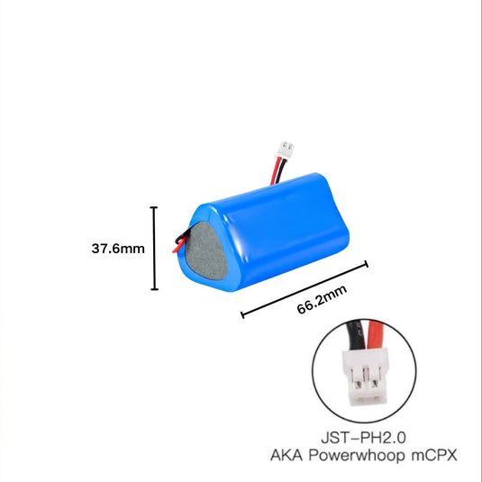 [PH2.0-JST Connector][18650] Universal 2000mAh 12V Rechargeable Li-Ion Lithium Polymer Battery - Polar Tech Australia