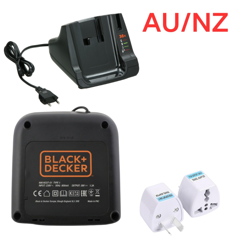 Chargez l&#39;image dans la visionneuse de la galerie, [90616337-01][36V-1.3A] Genuine Original Black &amp; Decker Fast Charger Electrical Tool Li-ion Battery - Replacement Charger
