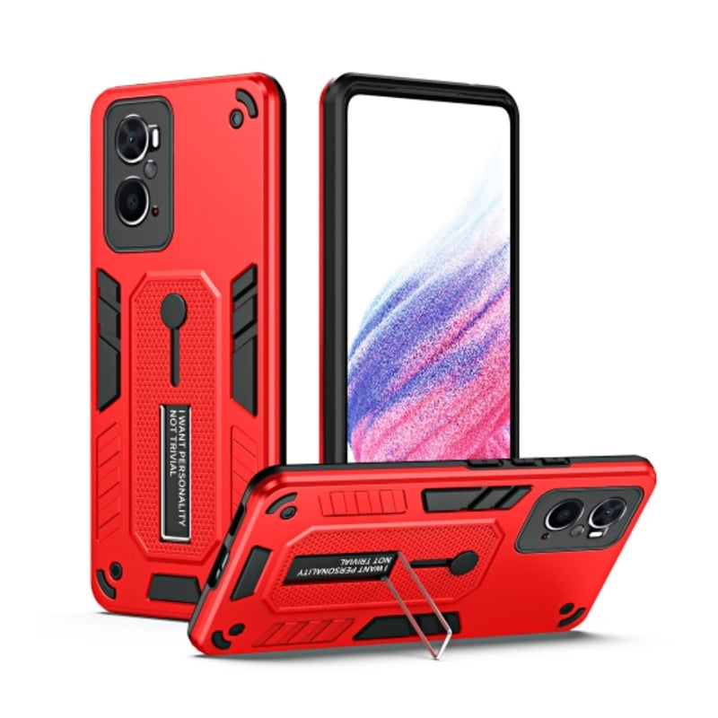 Load image into Gallery viewer, OPPO A96 4G / A76 4G / A36 4G / Realme 9i - Shockproof TPU &amp; Hard PC Back Cover with Retractable Hand Strap &amp; Lanyard - Polar Tech Australia
