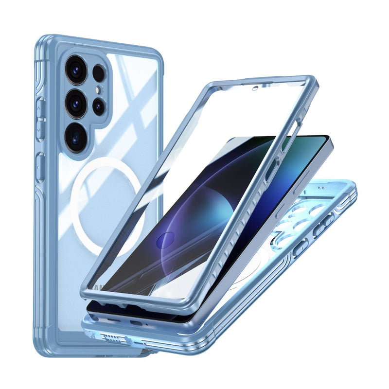 Load image into Gallery viewer, Samsung galaxy S24 5G (SM-S921) - Tempered Glass MagSafe Phone Case
