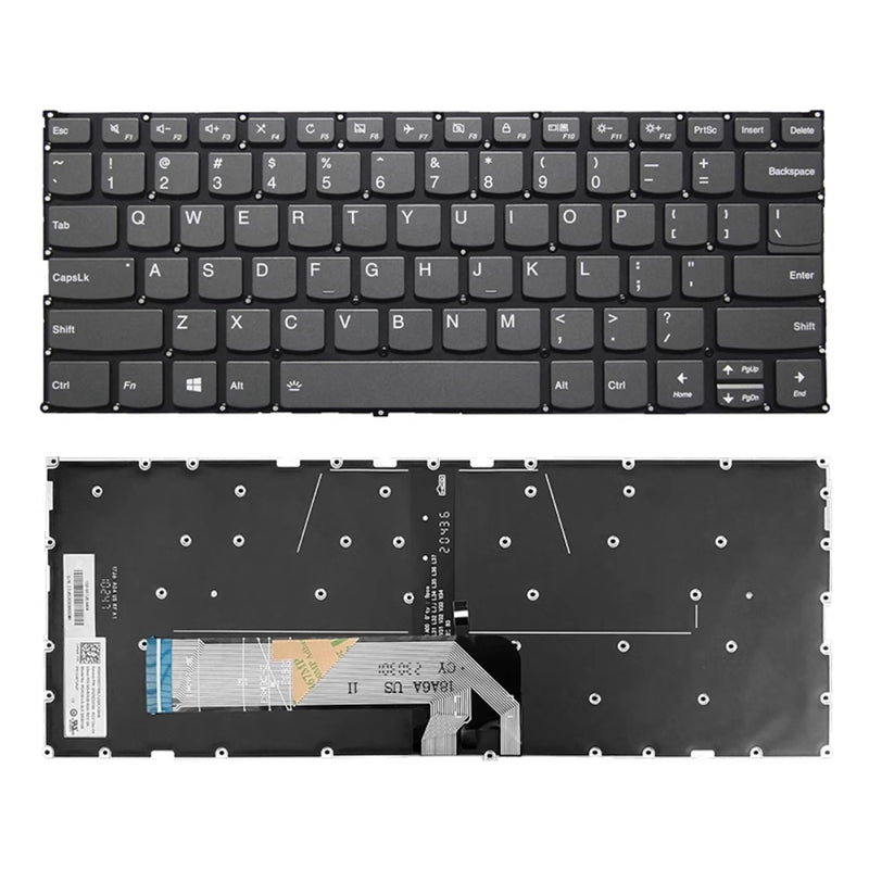 Cargue la imagen en el visor de la galería, Lenovo IdeaPad C340-14IML / 14API / IWL - Keyboard With Back Light US Layout Replacement Parts - Polar Tech Australia

