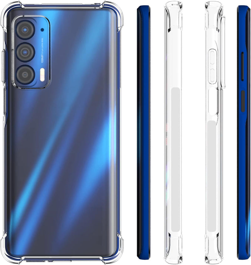 Load image into Gallery viewer, Motorola Moto Edge 2021 - AirPillow Cushion Transparent Soft Clear TPU Four Corners Protective Case - Polar Tech Australia

