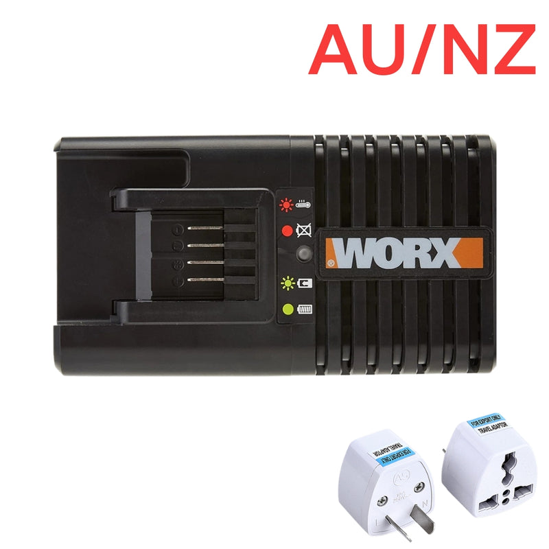 Cargue la imagen en el visor de la galería, [WA3860][14.4~20V-2.0A] Genuine Original Worx Fast Charger Electrical Tool Li-ion Battery - Replacement Charger - Polar Tech Australia
