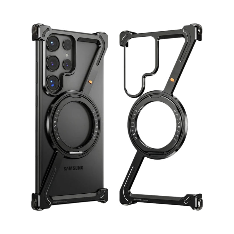 Chargez l&#39;image dans la visionneuse de la galerie, [Z-type metal bracket shell] Samsung Galaxy S24/Plus/Ultra - Magsafe Magnetic Phone Case - i-Station Mobile Phone &amp; Electronic Device Repair and Accessories
