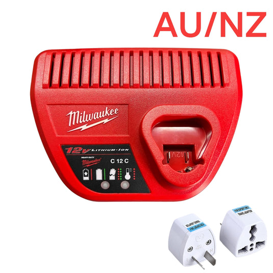 [C12C][12V-3.0A] Genuine Original Milwaukee Fast Charger Electrical Tool Li-ion Battery - Replacement Charger - Polar Tech Australia