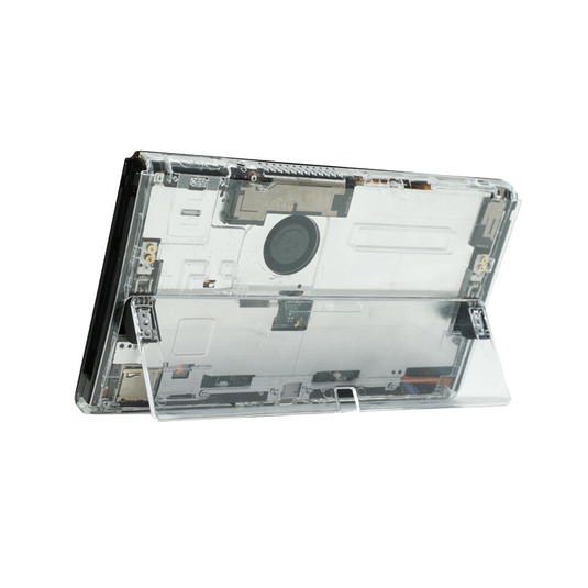 Nintendo Switch OLED Back Cover transparent mod replacement shell DIY customization kit. - Polar Tech Australia