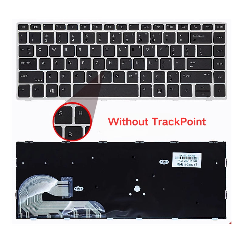 Cargue la imagen en el visor de la galería, HP Zbook 14U G5 / 14U G6 Series - Laptop Keyboard With Back Light US Layout - Polar Tech Australia
