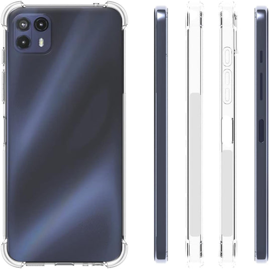 Motorola Moto G50 - AirPillow Cushion Transparent Soft Clear TPU Four Corners Protective Case - Polar Tech Australia