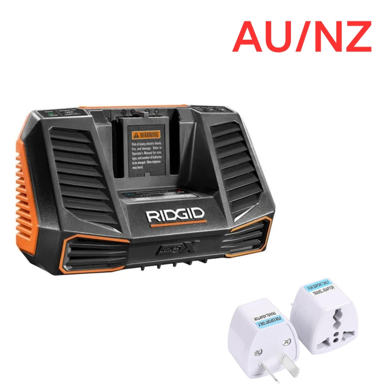Cargue la imagen en el visor de la galería, [R840095][18V-4.1A] Genuine Original RIDGID Fast Charger Electrical Tool Li-ion Battery - Replacement Charger - Polar Tech Australia
