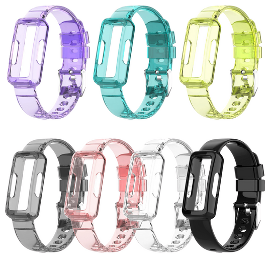 Clear One-Piece Band for Fitbit Luxe / Inspire HR / Inspire 2 / Ace 2 / Ace 3