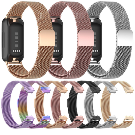 Fitbit Inspire 3 – Milanese Stainless Steel Band